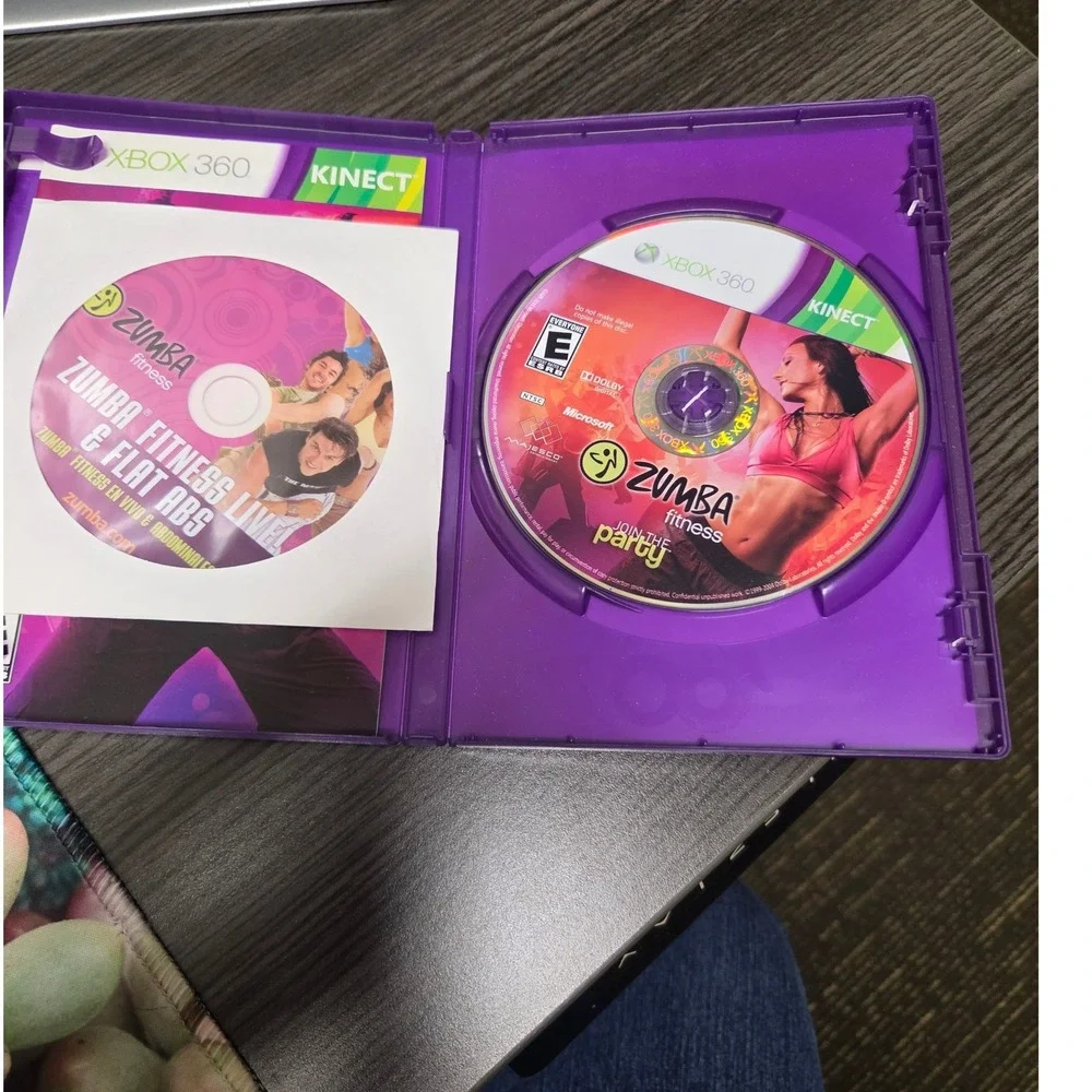 Zumba Fitness Join the Party Xbox 360 Kinect Video Game with Bonus Workout DVD